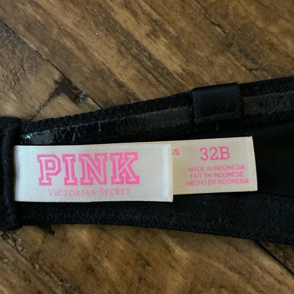 ‘PINK’ Wear Everywhere Push-Up Black Strapless - Picture 4 of 4
